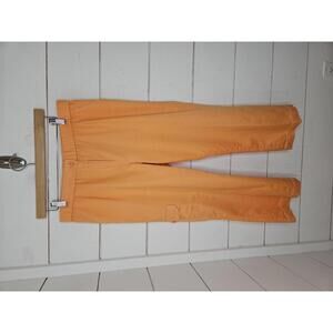 A La Carte size 8 orange cargo pants